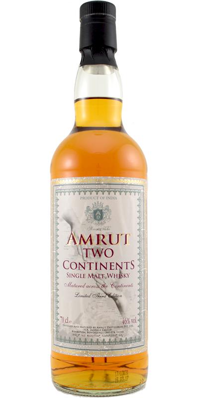 Amrut Two Continents 3rd Edition Single Malt Whisky | 700ML