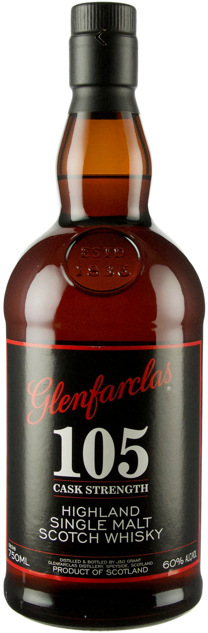 Glenfarclas 105 Cask Strength Highland Single Malt Scotch Whiskey