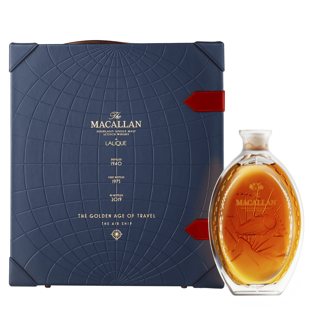 Macallan 1940 The Golden Age Of Travel The Air Ship (Proof 88.8) Scotch Whisky | 700ML at CaskCartel.com