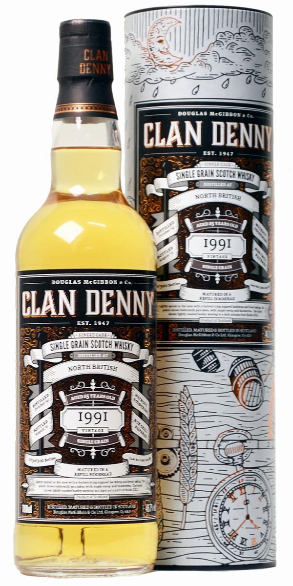 North British 25 Year Old, 1991 Vintage (B.2017) The Clan Denny Scotch Whisky | 700ML at CaskCartel.com