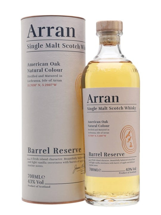 Arran American Oak Natural Colour Barrel Reserve Single Malt Scotch Whisky | 700ML at CaskCartel.com