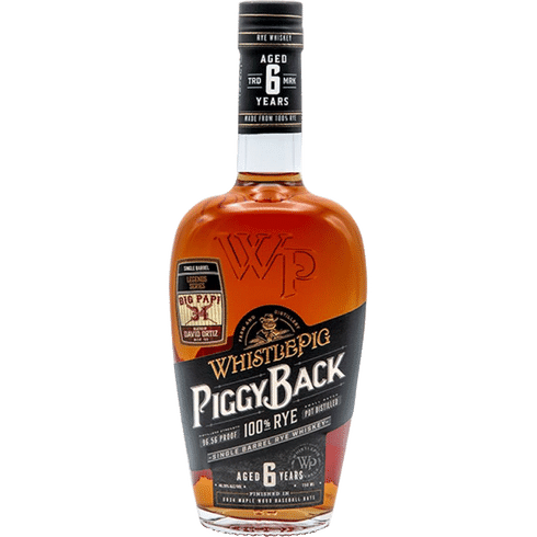 WhistlePig 6 Year Old PiggyBack | Single Barrel | Legends Series Big Papi Rye Whiskey at CaskCartel.com