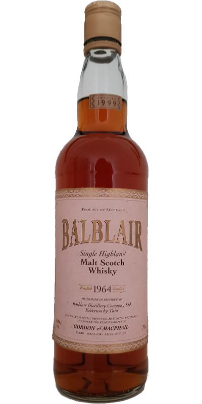 Balblair 1964 (Bottled 1999) Gordon & MacPhail Single Malt Scotch | 700ML at CaskCartel.com