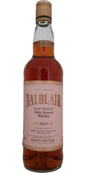 Balblair 1964 (Bottled 1999) Gordon & MacPhail Single Malt Scotch | 700ML at CaskCartel.com