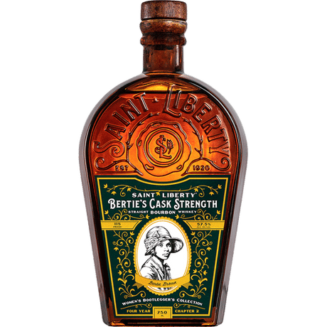 Saint Liberty Bertie's Mash Bill Cask Strength Straight Bourbon Proof 115 Bertie Brown 4 Year Old Whiskey at CaskCartel.com