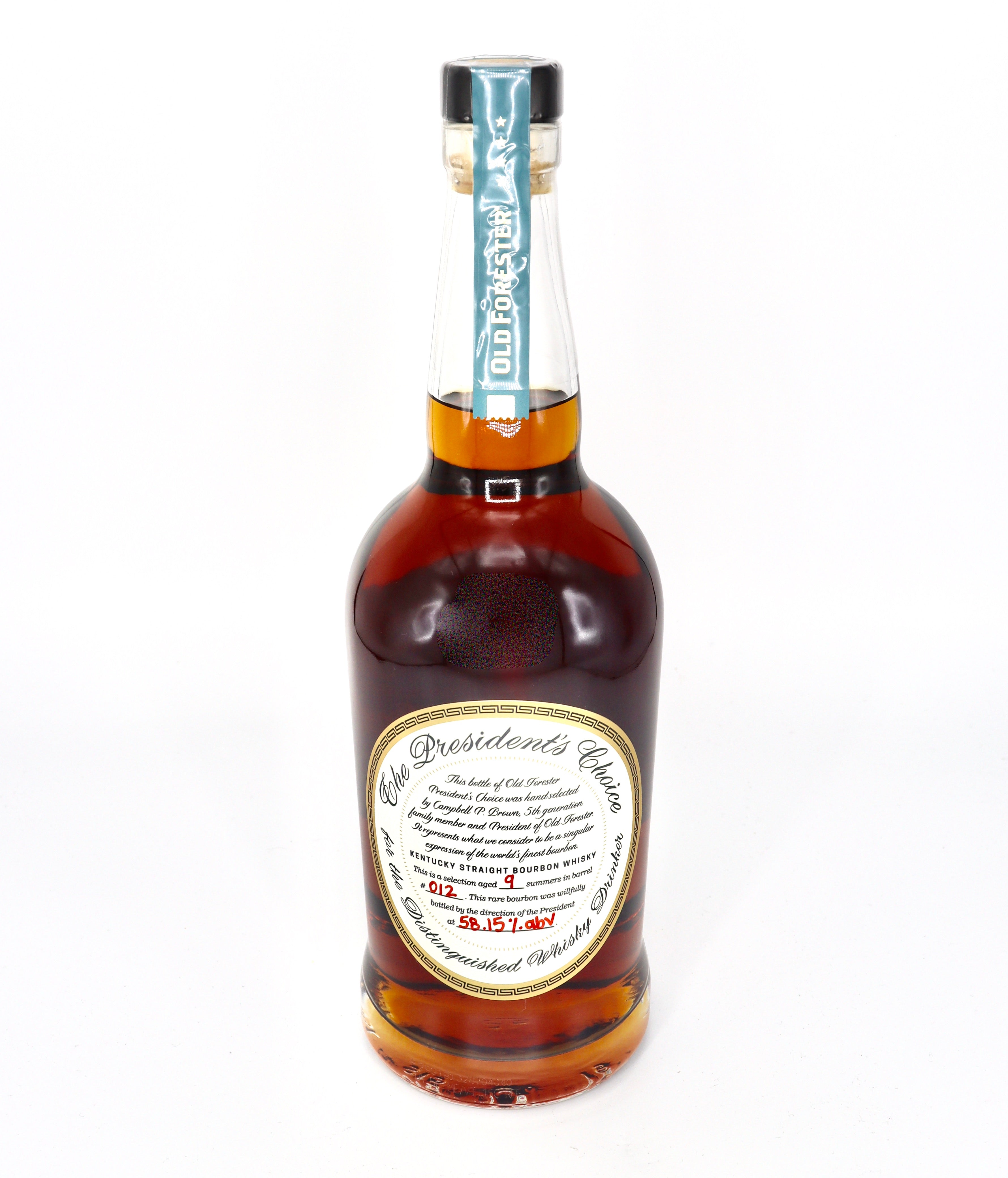 BUY] Old Forester President's Choice Aged 9 Summers in Barrel #012