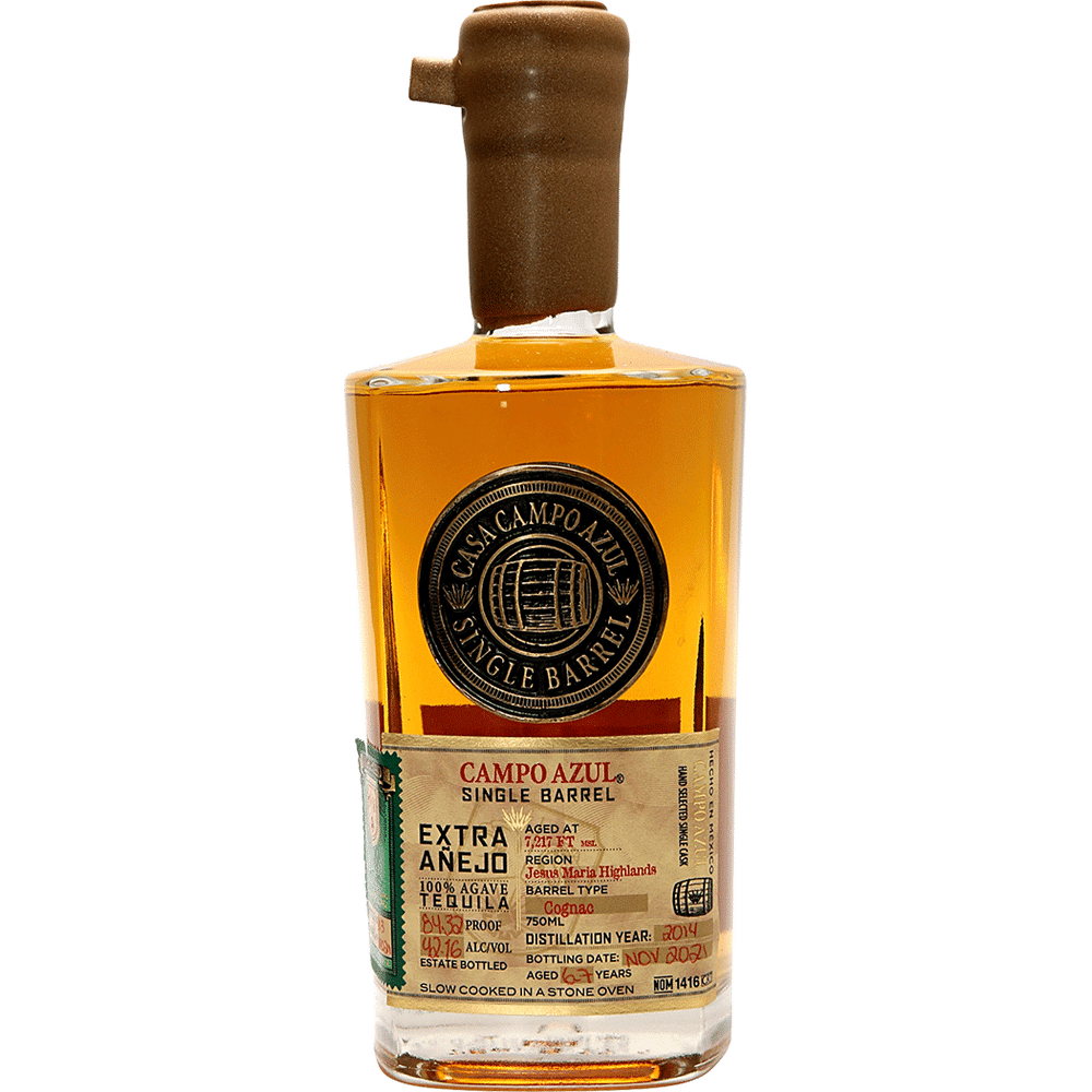 Campo Azul Cognac Cask Matured Barrel Select Extra Anejo Tequila  at CaskCartel.com
