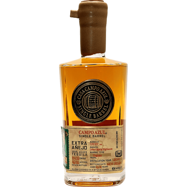 Campo Azul Cognac Cask Matured Barrel Select Extra Anejo Tequila  at CaskCartel.com