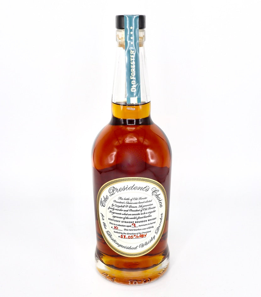 Old Forester President’s Choice Aged 9 Summers in Barrel #010 Kentucky Straight Bourbon Whiskey at CaskCartel.com