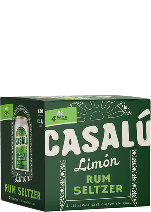 Casalu Limon Rum Seltzer Cocktail | 4x355ML at CaskCartel.com