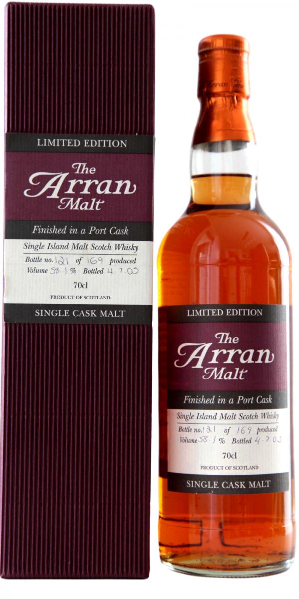 BUY] Arran Finished in Port Cask (B.2005) Limited Edition Scotch Whisky |  700ML at CaskCartel.com