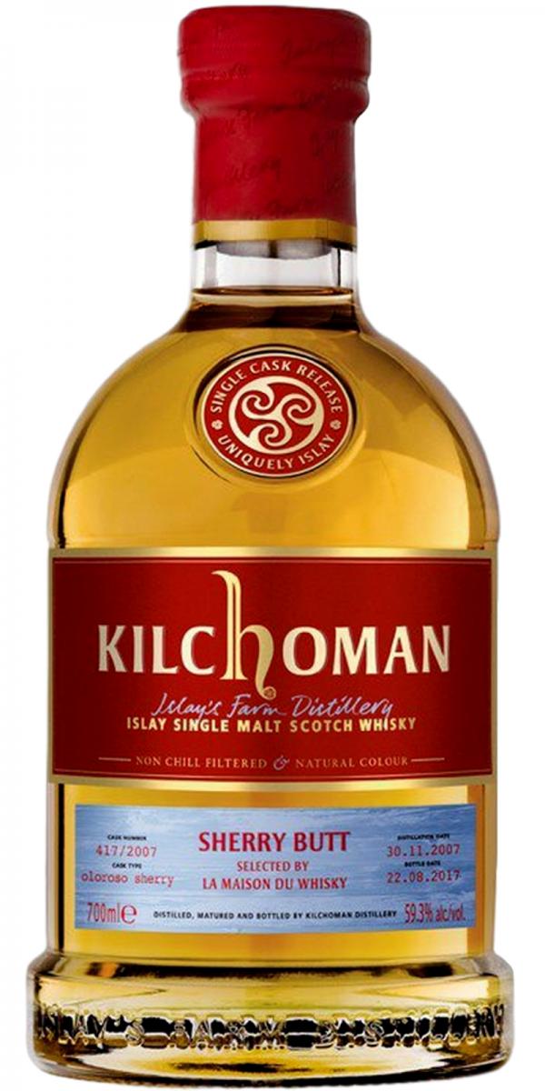 Kilchoman La Maison Du Whisky Exclusive 2007 3 Year Old Whisky | 700ML