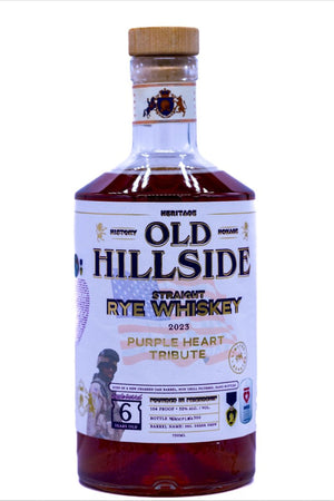 Old Hillside Straight Rye Purple Heart Tribute 6 Year Old Whiskey at CaskCartel.com