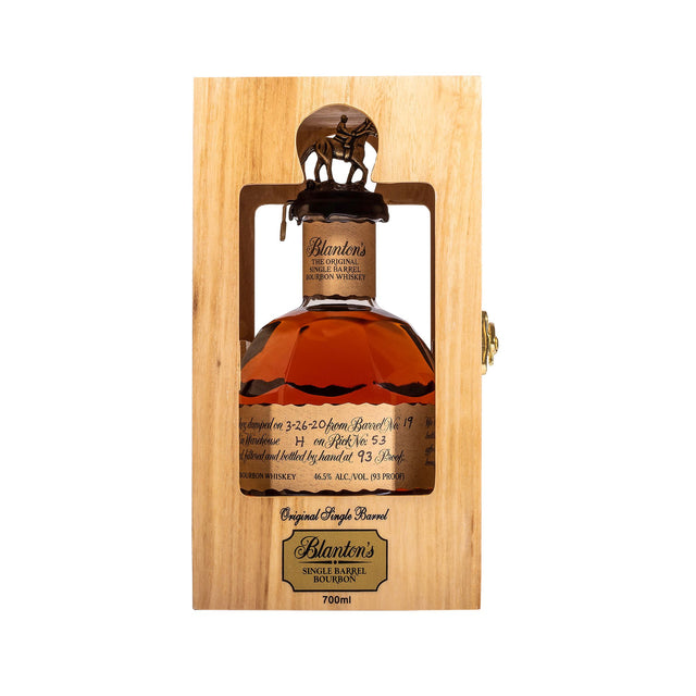 [BUY] Blanton's Original Single Barrel "Wooden Collectors Box" Bourbon Whiskey 700ml (RECOMMENDED) at CaskCartel.com