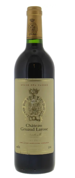 1998 | Chateau Gruaud Larose | Chateau Gruaud Larose slightly bin soiled label at CaskCartel.com