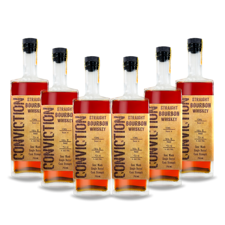 Conviction Single Barrel Bourbon Whiskey (6) Bottle Bundle at CaskCartel.com