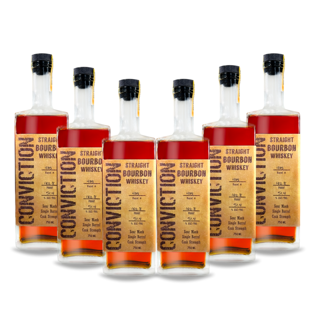 Conviction Single Barrel Bourbon Whiskey (6) Bottle Bundle at CaskCartel.com