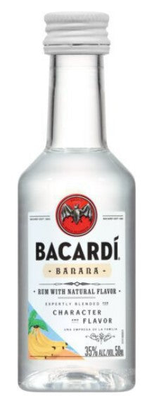 Bacardi Banana Rum 70 pet 12/10 pk | 50ML at CaskCartel.com