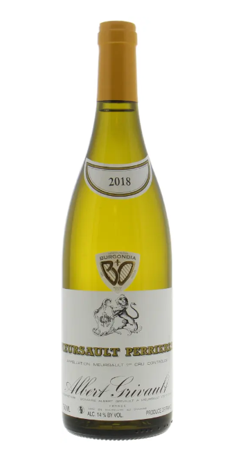 ワイン Grivault Meursault1er Cru Perriers BUY] 2018 | Albert Grivault | Meursault Perrieres 1er Cru at
