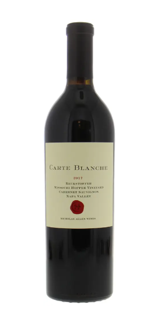 2017 | Carte Blanche | Cabernet Sauvignon Beckstoffer Missouri Hopper Vineyard at CaskCartel.com