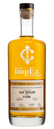 The Impex Collection Islay Distillery 31 Year Old Ex Bourbon Barrel # 700048 Islay Single Malt 1991 Scotch Whisky at CaskCartel.com