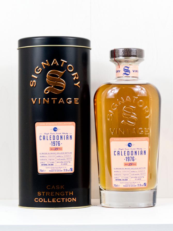 Caledonian 39 Year Old(D.1976, B.2015 )Signatory Vintage Scotch Whisky | 700ML at CaskCartel.com