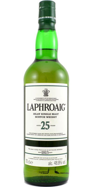 Laphroaig 25 Year Old Single Malt Scotch Whisky - CaskCartel.com