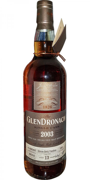 GlenDronach 13 Year Old (D.2003 B.2016) Oloroso Sherry Cask #5480 Scotch Whisky | 700ML at CaskCartel.com