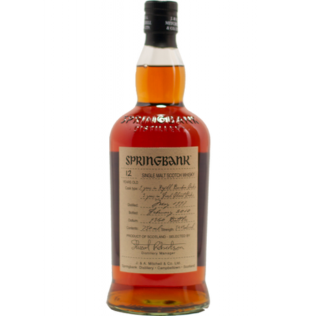 Springbank 12 Year Single Malt Scotch Whisky at CaskCartel.com