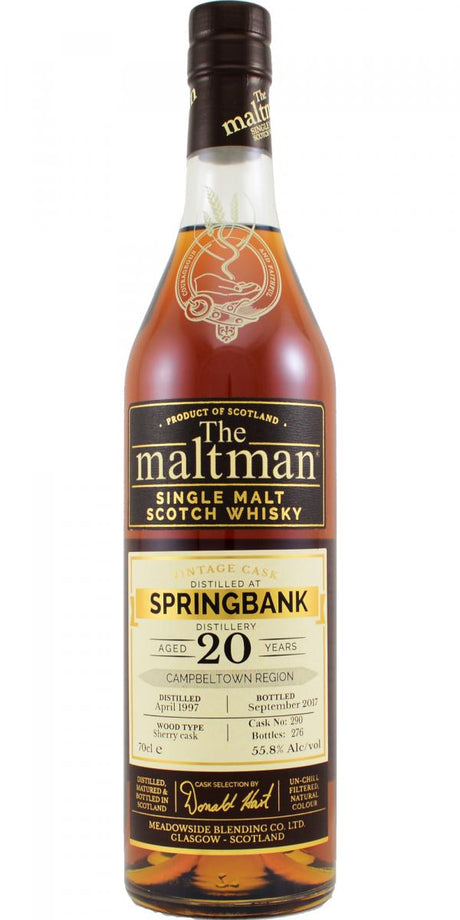 Springbank 1997 The Maltman 20 Year Old at CaskCartel.com