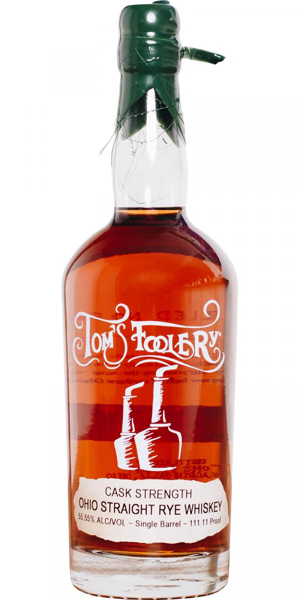 Tom's Foolery Cask Strength Ohio Straight Rye Whiskey