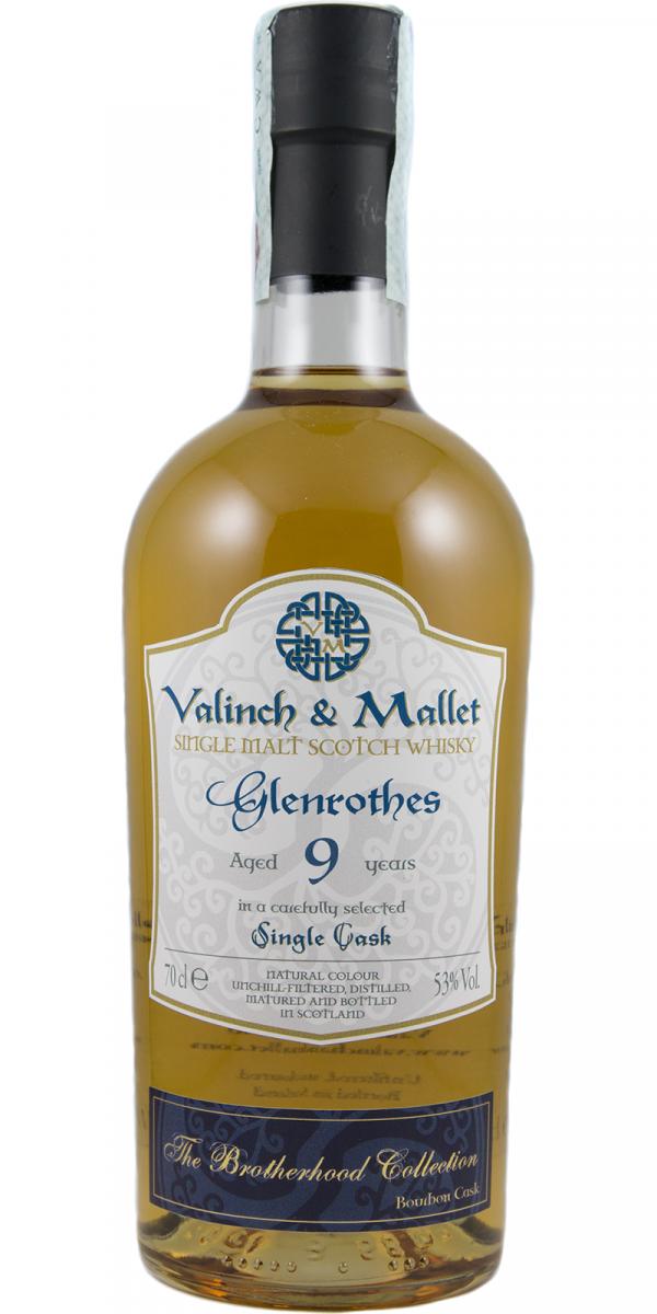 Glenrothes 2008 (Valinch & Mallet) The Brotherhood Collection (Cask #18-0901) 9 Year Old 2018 Release Single Malt Scotch Whisky | 700ML at CaskCartel.com