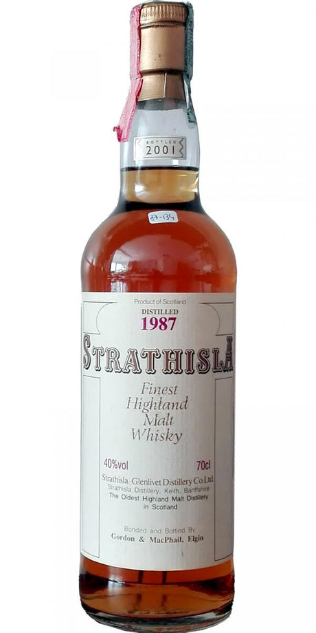 Strathisla 1987, (Bottled 2001) Gordon & MacPhail Scotch Whisky | 700ML at CaskCartel.com