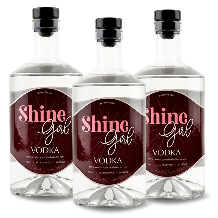Shine Girl Vodka (3) Bottle Bundle
