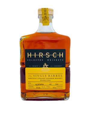 HIRSCH S1B63 Single Barrel Double Oak Bourbon Whiskey at CaskCartel.com