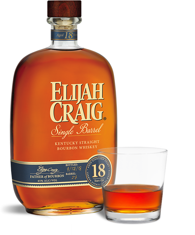 Elijah Craig 18 Year Kentucky Straight Bourbon Whiskey