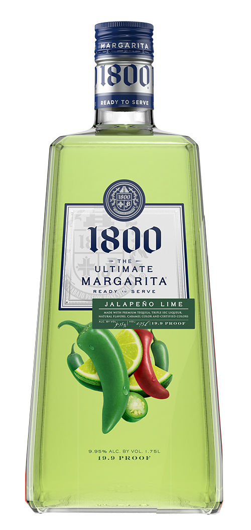 1800 The Ultimate Margarita Jalapeno Lime Liqueur - CaskCartel.com
