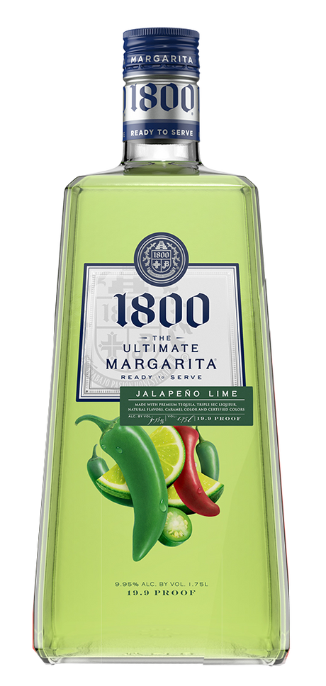 1800 The Ultimate Margarita Jalapeno Lime Liqueur - CaskCartel.com