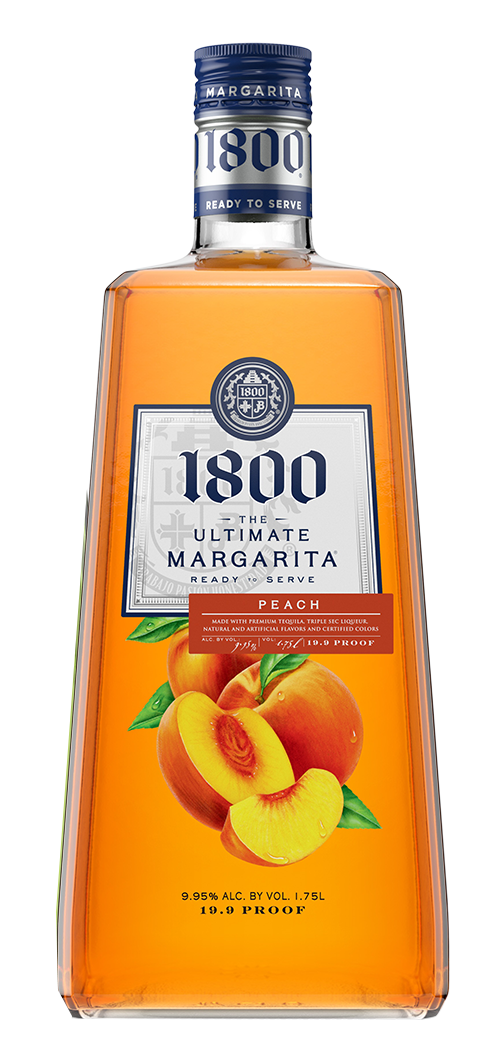 1800 The Ultimate Margarita Peach Liqueur - CaskCartel.com
