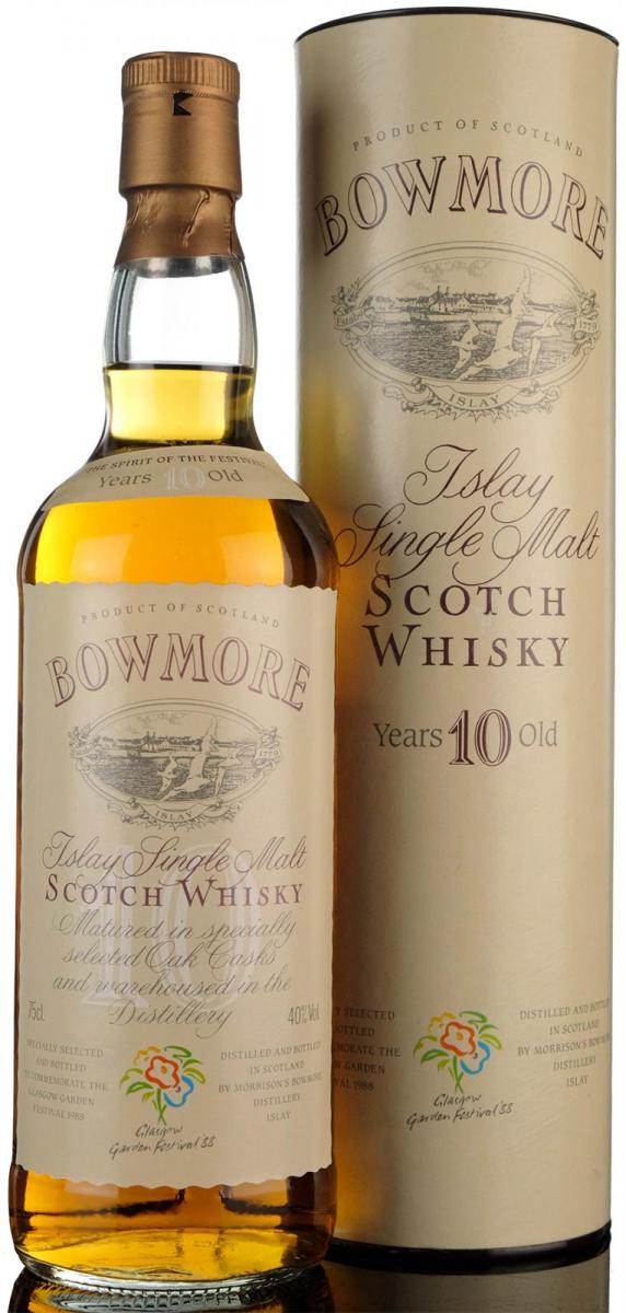 Bowmore 10 Year Old Glasgow Garden Festival 1988 Scotch Whisky at CaskCartel.com