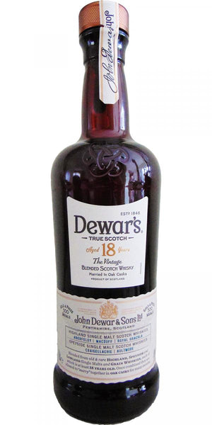 Dewar’s 18 Year Old "The Vintage" Blended Scotch Whisky | 1L at CaskCartel.com