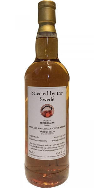 Fettercairn 1996 (Fadandel.dk) Selected by the Swede (Cask #FAS-1803) 21 Year Old 2018 Release Single Malt Scotch Whisky | 700ML at CaskCartel.com