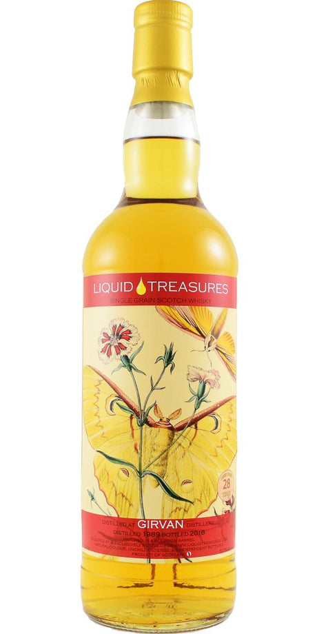 Girvan 1989 (Liquid Treasures) Entomology Series 2018 Release Single Grain Scotch Whisky | 700ML at CaskCartel.com
