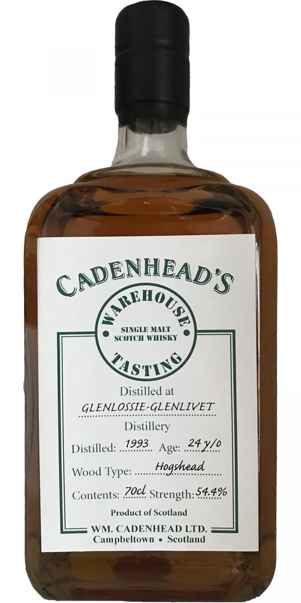 Glenlossie 1993 (Cadenhead's) 24 Year Old 2018 Release Single Malt Scotch Whisky | 700ML at CaskCartel.com