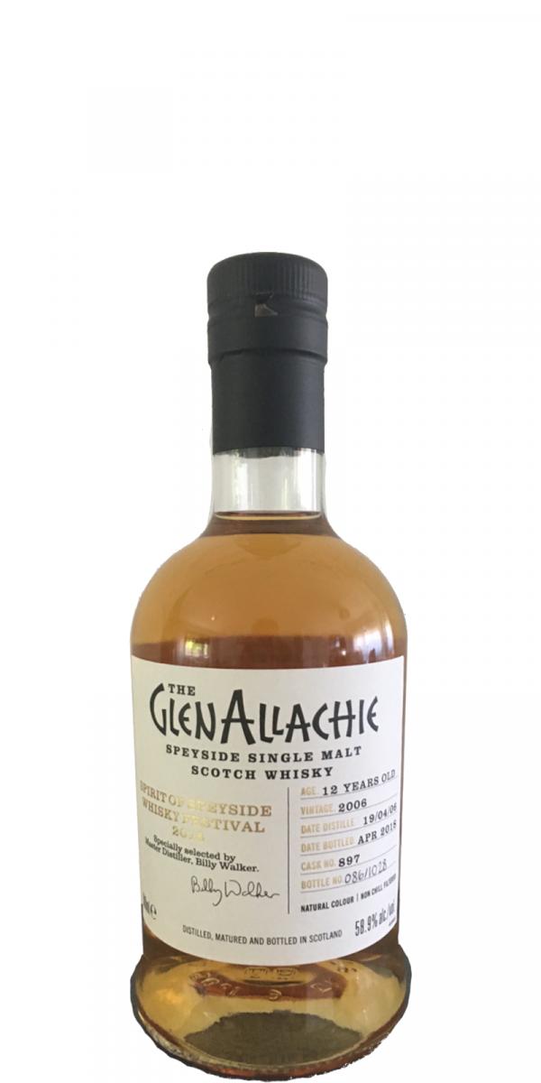 Glenallachie 2006 (12 Year Old) Spirit of Speyside Whiskey Festival 2018 (Cask #897) Single Malt Scotch Whisky | 500ML at CaskCartel.com