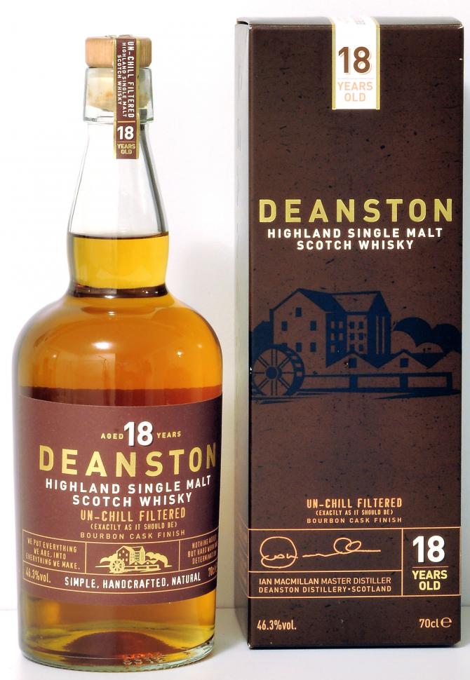 Deanston 18 Year Old Bourbon Matured Highland Single Malt Scotch Whisky