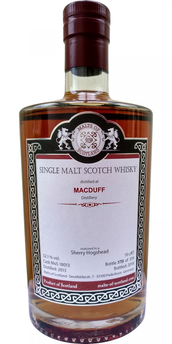 Macduff 2013 MoS (Cask #18013) 2018 Release Single Malt Scotch Whisky | 700ML
