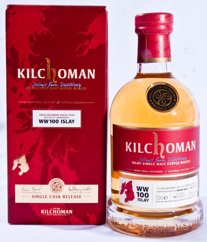 Kilchoman WW100 Islay Single Cask Release (Cask #742/2010) 2018 Release Single Malt Scotch Whisky | 700ML at CaskCartel.com
