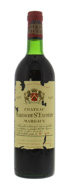 1983 | Chateau Malescot-St-Exupery | Chateau Malescot-St-Exupery damaged label at CaskCartel.com