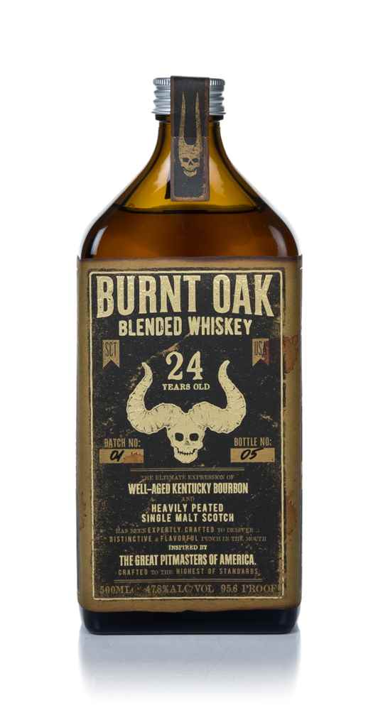 Burnt Oak 24 Year Old Blended Whiskey | 500ML  at CaskCartel.com
